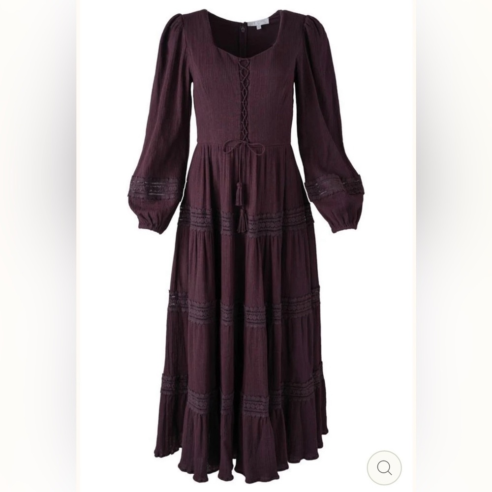 Ivy City Purple Joella Maxi Dress